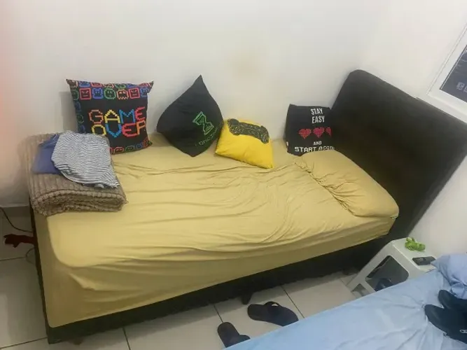 Cama Box Solteiro + Cabeceira