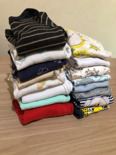 Body / bodies bebê RN ao G 16 peças