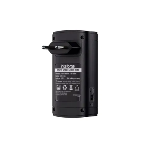 Fonte Nobreak Para Roteador Wi-Fi Intelbras 5V Com Bateria Interna
