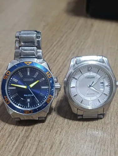 Vendo os 2 Citizen eco drav um está com o capacitor fraco