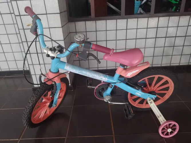Bicicleta infantil rosa