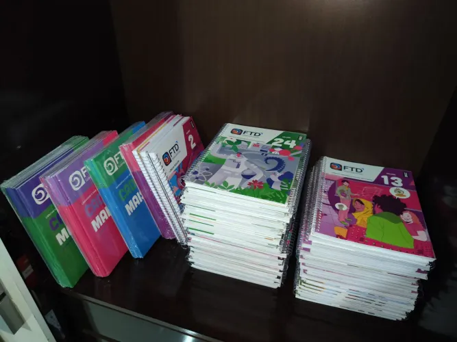 coleção FTD completa - 2° ano do ensino médio (volumes 13 ao 24)