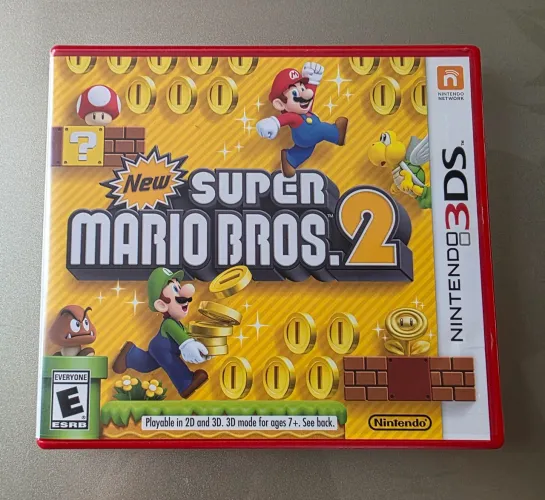 Jogo New Super Mario Bros 2 Nintendo 3Ds Impecável