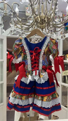 Vestido junino infantil