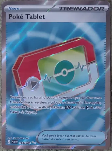 CARTA POKÉ TABLET TREINADOR