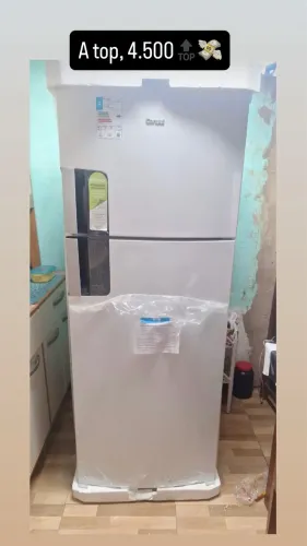 Geladeira Consul frost free duplex, 451 L. Branca