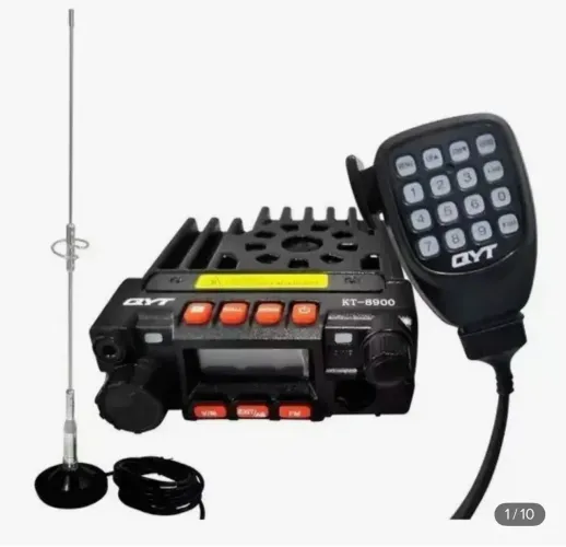 Radio Base Kt8900 25 Watt + Antena + Fonte 13,8v 30 Amperes<br>