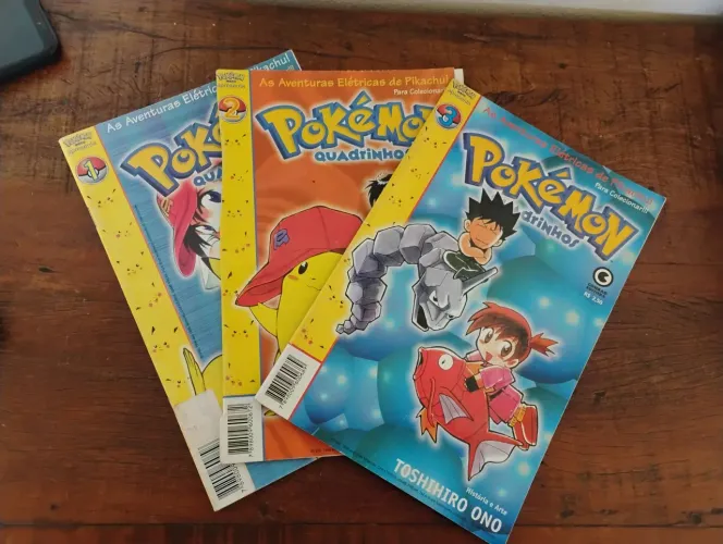 Quadrinhos pokémon antigo