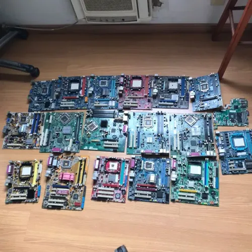 Lote de Placas-Mãe | Intel e AMD | DDR2 e DDR3 | Diversos Soquetes | Não Testadas