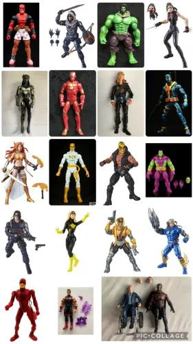 Coleção Bonecos Figuras Marvel Legends X-men Lote