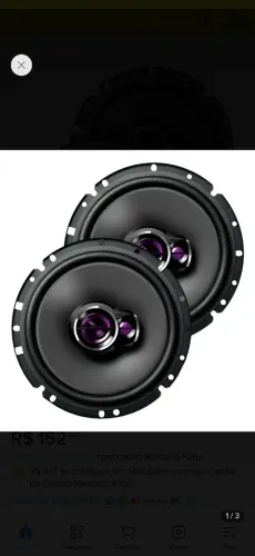 Par Auto Falante Pioneer TS1760BR 6 Polegadas