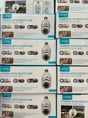 Câmera de Segurança Inteligente com suporte Ip Wifi
