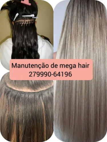 Manutenção de mega hair 