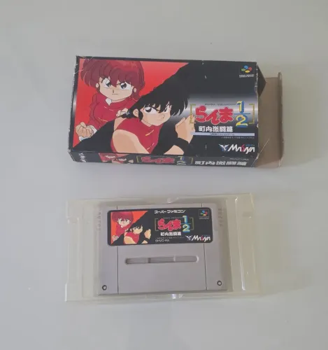 Ranma 1/2 Super Famicon na caixa