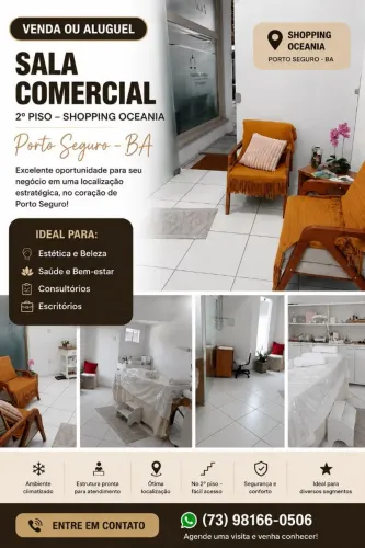 Sala comercial shopping Oceania sala 40 valor da venda R$150.000 opção de aluguel R$ 2.300