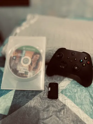 Controle Xbox Series X|S Original + Bateria Recarregável + GTA V