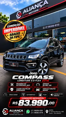 Jeep Compass Longitude 2.0 4X2 Flex 16V Aut. 2018