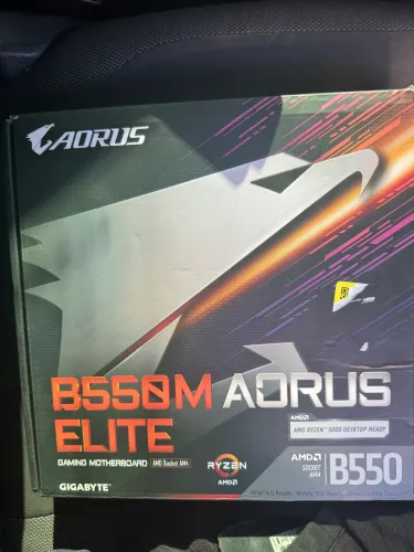 Placa Mae Gigabyte B550m Aorus Elite Ddr4 Socket Am4