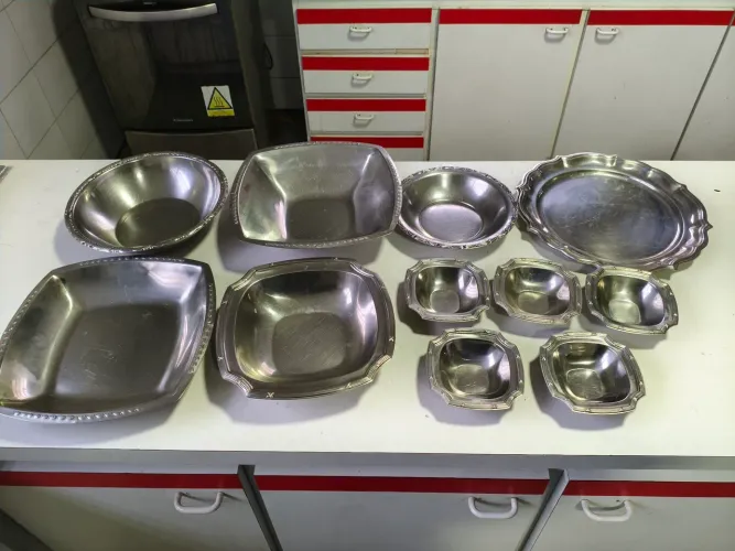 Jogo de Baixelas Aço Inox 11 Peças - Tramontina, Fracalanza, Gazola e Wolff