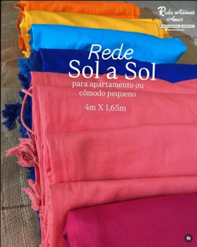 Rede Sol a Sol fria, macia e antialérgica 