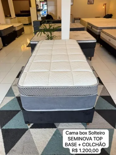 Cama box solteiro Linda