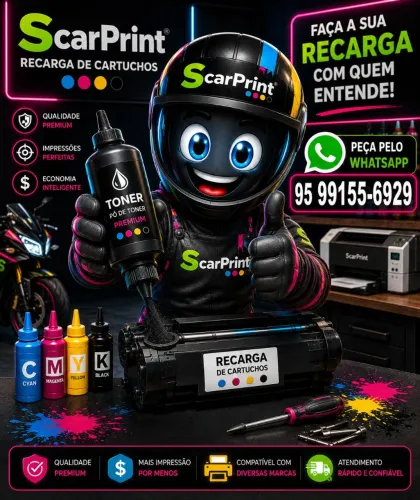 Scarprint venda de tintas toner e cartuchos de impressoras