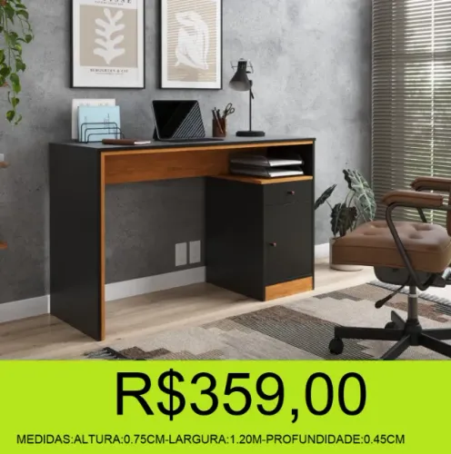 escrivaninha - lançamento - compre hoje e receba em até 72 horas