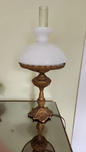 Vendo Lindo abajur antigo de bronze!