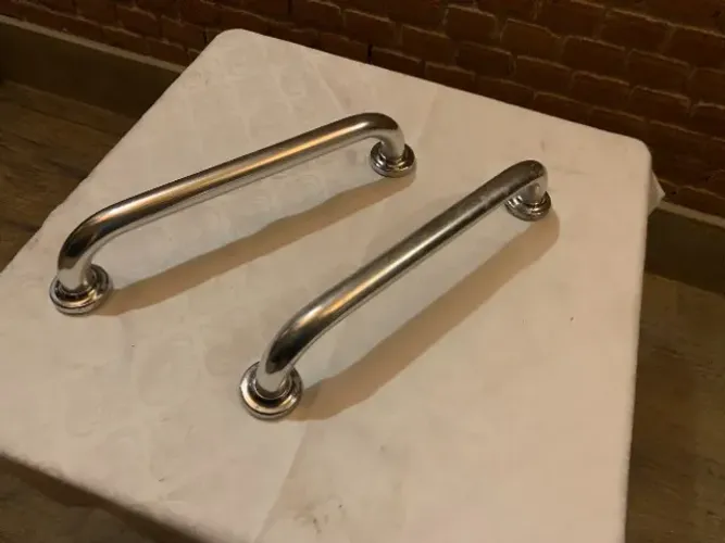 Barra de Apoio 40 cm Inox Polido Nunca Instalada - Banheiro e Acessibilidade