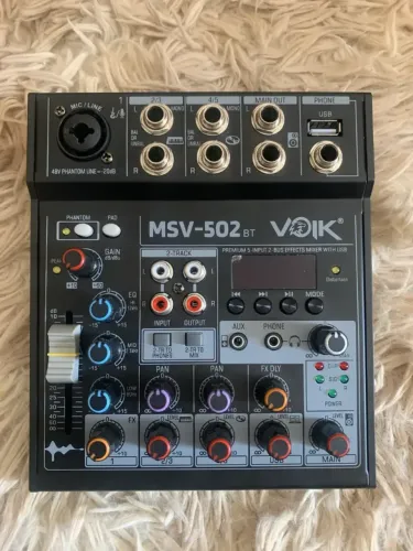 Mesa de Som Voik - Bluetooth 