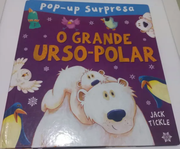 Livro infantil O grande urso-polar (capa dura)