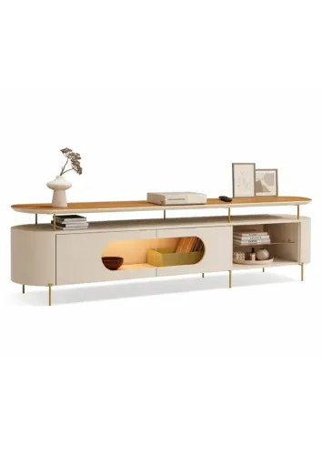 Rack bancada Ària Tv 85'' 100% MDF R$ 1.320