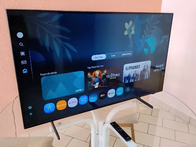 Smart TV Samsung 43 Crystal UHD 4K UN43U8100 | Processador Crystal 4K, HDR, Motion Xceler