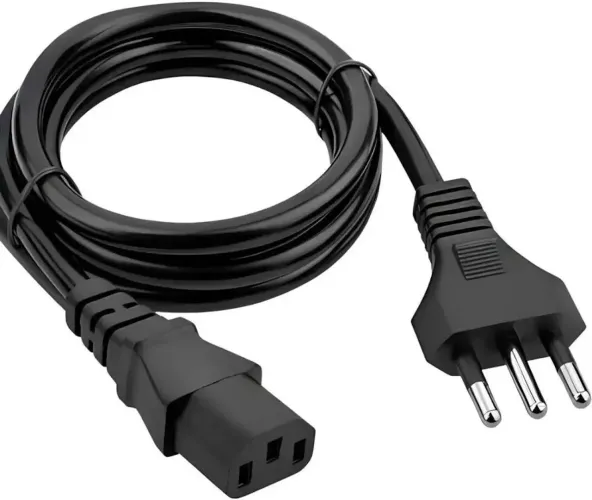 Cabo de energia impressora computador