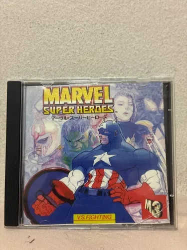Jogo Marvel Super Heroes Versão Japonesa Para PS1 Réplica