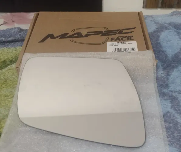 Retrovisor com base metalizado lado direito Kia Soul modelos de 2009 a 2014.