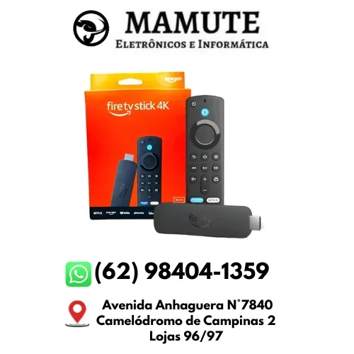 Amazon Fire TV Stick 4K com Controle Remoto por Voz com Alexa