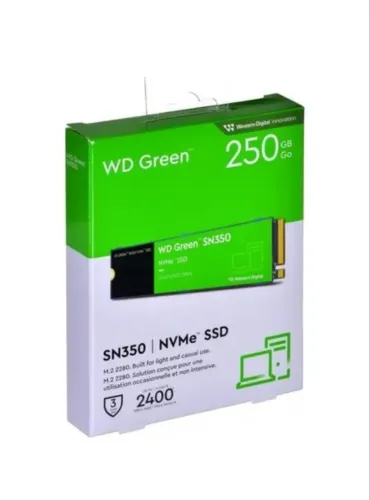SSD NVMe M2 WD Green 250gb