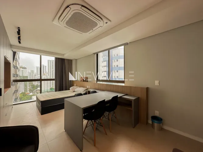 Apartamento para locação no Edifício Rooftop.470, em Boa Viagem  28,32m², mobiliado, 1 qua