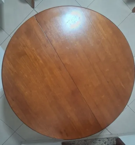 Mesa madeira maciça extensível