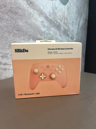 Controle 8bitdo Ultimate C Bluetooth rosaPara Nintendo Switch