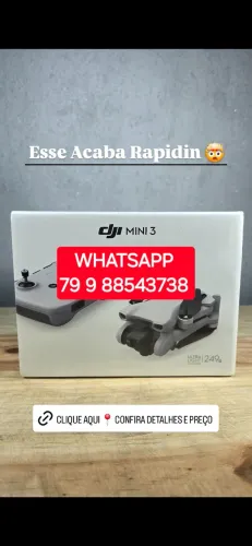 DJI MINI 3 - LACRADO - 1 ANO DE GARANTIA + NOTA FISCAL EM SEU NOME 