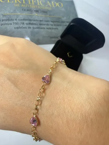 Vendo pulseira de ouro 18k FEMININA