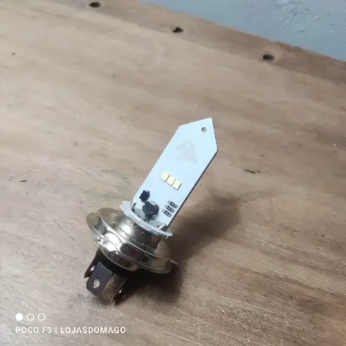 Moto Lâmpada Farol Para Moto H40 Tornado E Outras