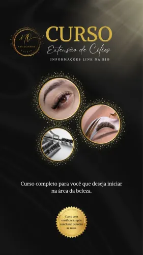 Curso de extensão de cílios
