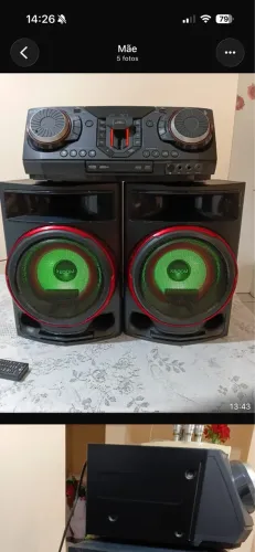 Som Mini System LG modelo CL87 2350W RMS