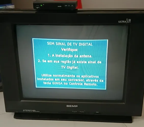 Vendo tv turbo + conversor + fogão usado por 150,00