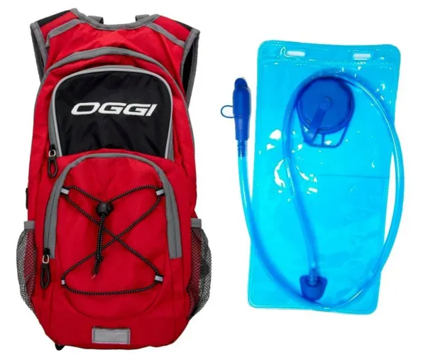 Mochila de hidratação Oggi 2l vermelha