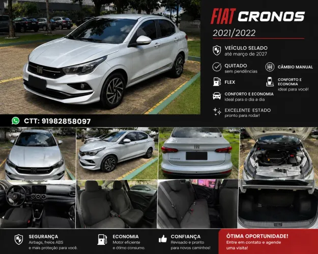 Fiat Cronos 1.3 8V Flex 2022