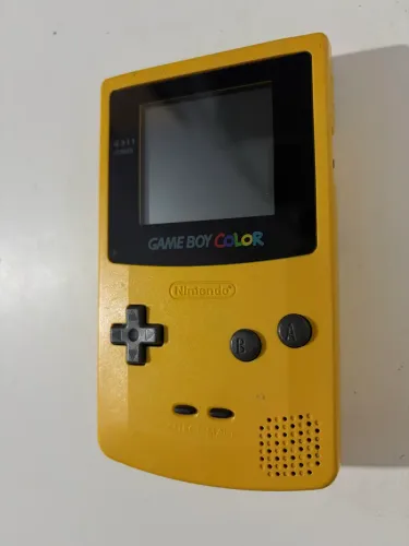 Console game boy color yellow